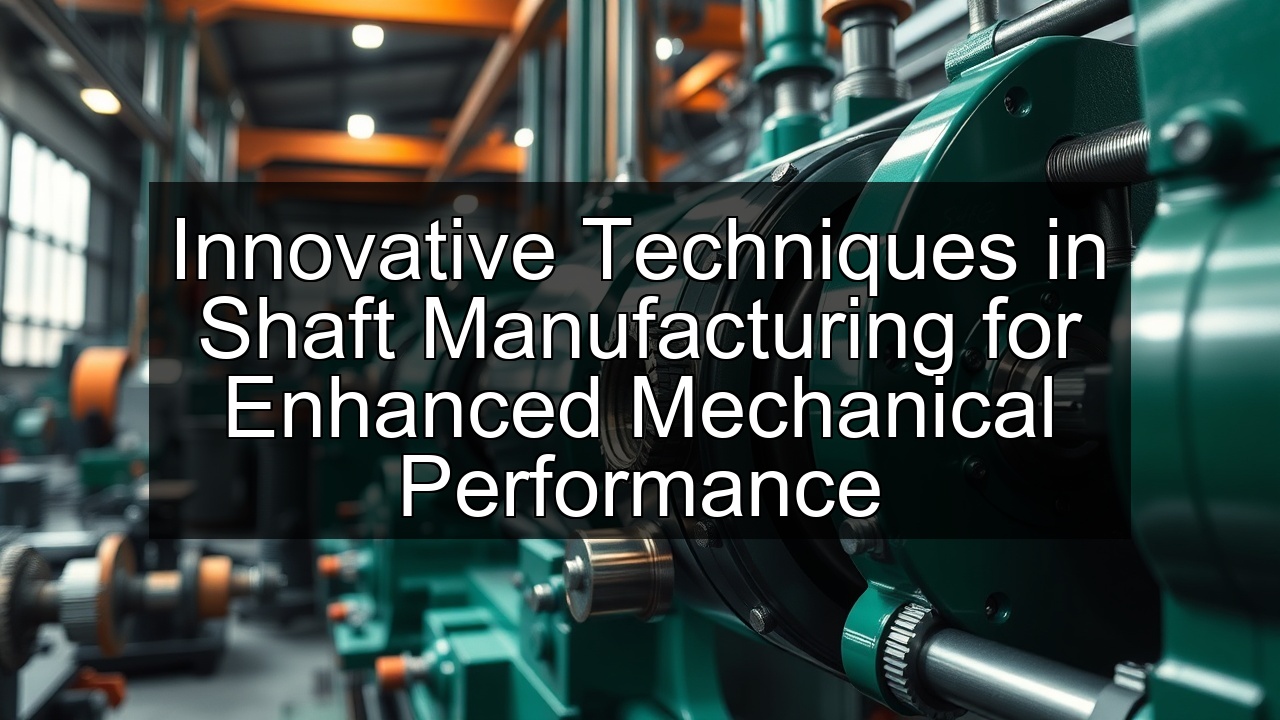 tube shaft components shaft manufacturing shafts mechanical engineering