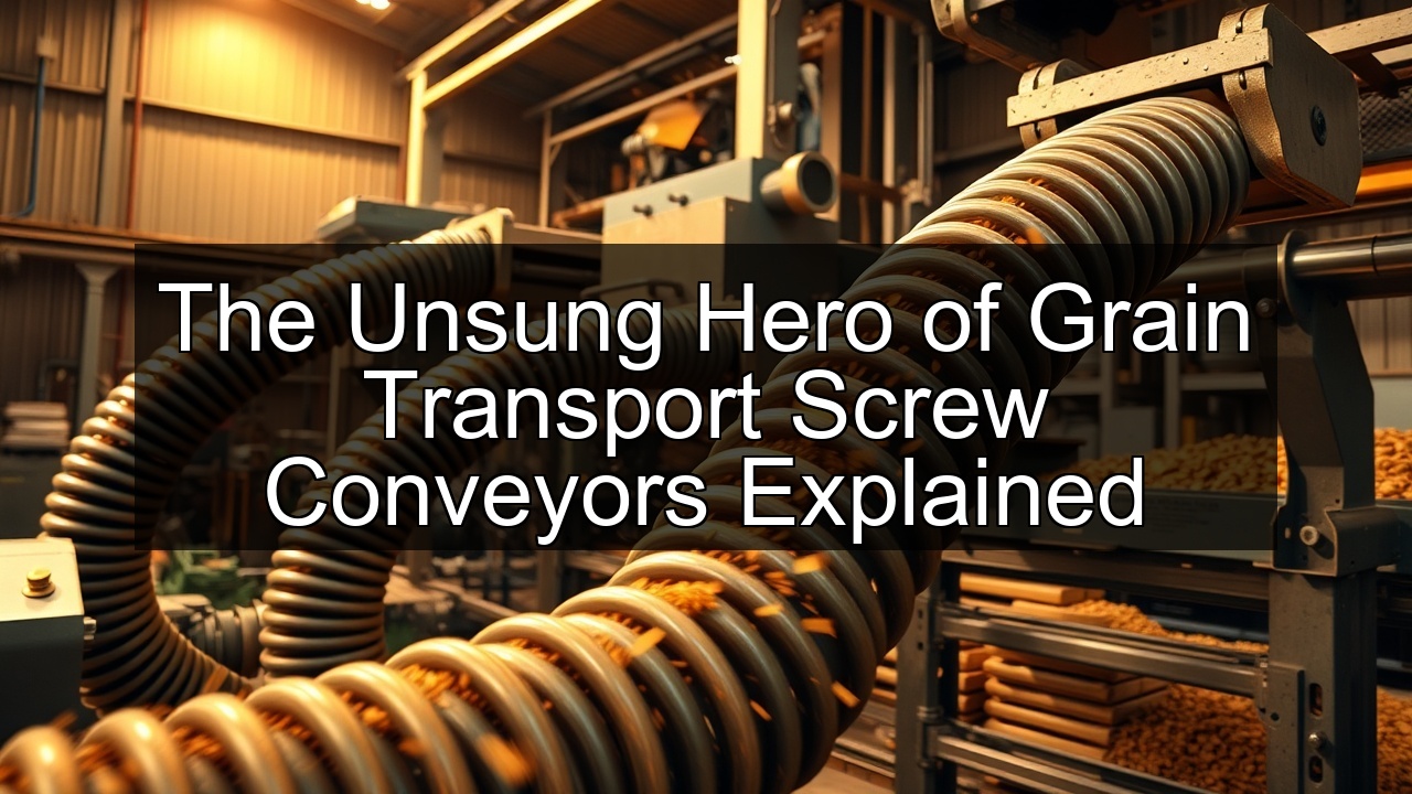 desalination plant screw conveyor systems from James Eagen Sons agriculture screw conveyors roller conveyors