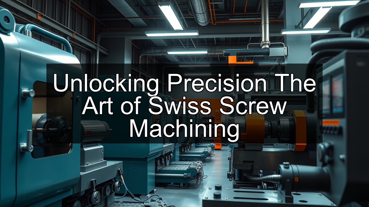 broaching screw machining cnc machines swiss turning automatic screw machines