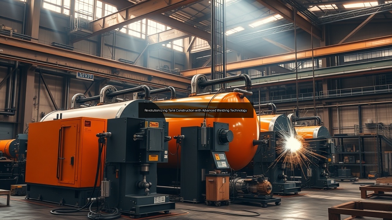 stainless welding machinery hydraulic tank construction automation